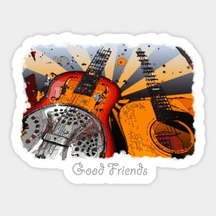 Good Friends 2 Sticker